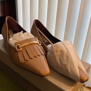 NIB Franco Sarto  L Rina Flats in Mocha Leather 9.5